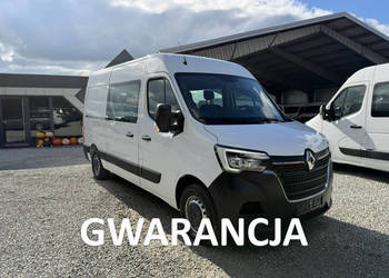 Renault Master L2H2 średniak 7-osobowy lift brygadówka doka pełna opcja 20…