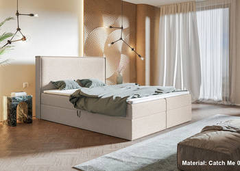 Łóżko kontynentalne BARI 120/140/160/180x200 z materacem