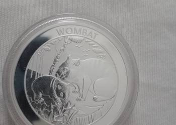 Wombat 1 uncja srebra
