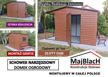 Garaż Blaszany |Wiatka Ogrodowa|Schowek na Narzędzia | - Maj-BlacH