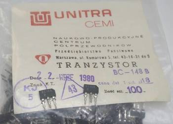 Tranzystor BC148B Unitra CEMI