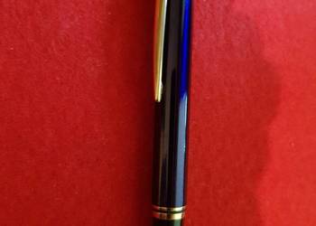 Piękny kobaltowy długopis+złoto, unikat Piękny kobaltowy długopis+złoto, unikat