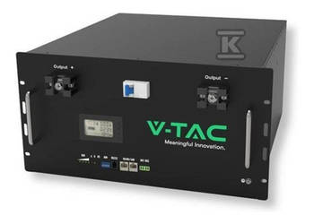 Magazyn Bank Energii V-TAC Powerbank 1-fazowy 9.6kWh RACK 48V 20
