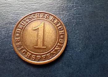 Stare monety 1 fenig 1924 J Niemcy