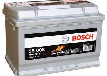 Akumulator 77Ah 780A Bosch Silver S5008 PRAWY PLUS