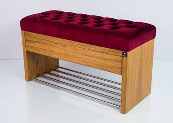 Ławka Pikowana Tapicerowane z Szufladką Producent LPS-3
