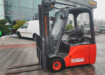 Wózek widłowy elektryczny Linde E16C 1,6 t duplex 3,15 m 2008