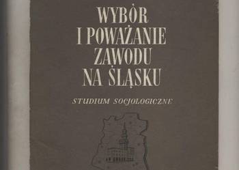 Wybór i poważanie zawodu na Śląsku  Studium socjologiczne