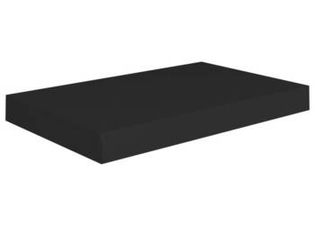 Półki ścienne 4 szt. czarne 40x23x38 cm MDF WM-323828