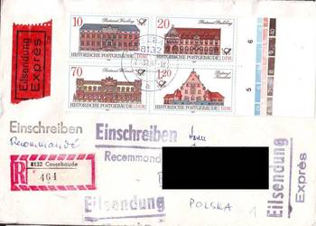 Kop. z  koresp. Filat. NRD - Polska 1987