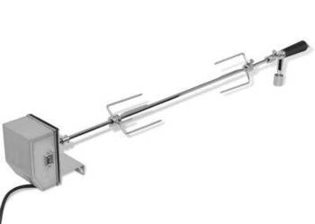 vidaXL Rożen do grilla z profesjonalnym silnikiem 900 mm, stalowy(sku42244)