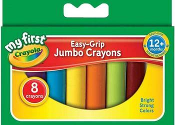 Grube Kredki CRAYOLA 8 Kredek JUMBO dla Najmłodszych
