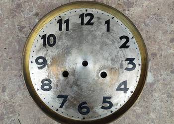 812 Tarcza starego zegara ściennego Junghans 18,5cm 56,5/32