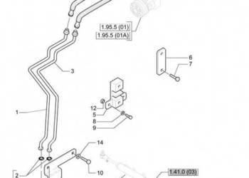 New Holland T6010 Wspornik 82033943