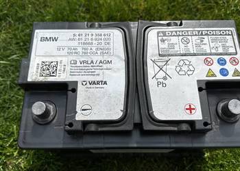 Akumulator BMW Varta 70 Ah AGM VRLA