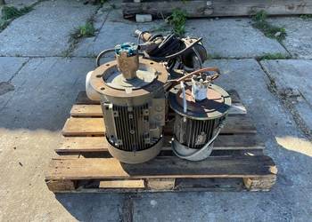 Zestaw przemysłowych silników elektrycznych