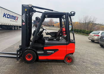 wózek widłowy elektryczny LINDE E25 Triplex 4.8m przebieg 2350mtg 2012