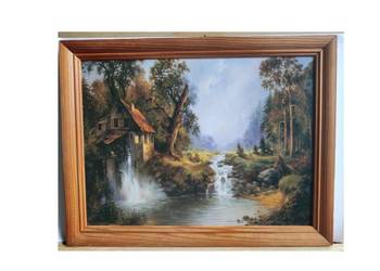 Cezary Różycki obraz rama Stary Młyn