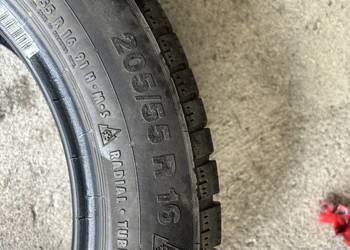 Sprzedam opony zimowe continental 205/55/16