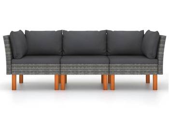 vidaXL 8-cz. zestaw wypoczynkowy do ogrodu, poduszki(SKU:3059742)