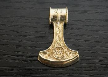 ZŁOTY WISIOREK ZAWIESZKA - MŁOT THOR 18G