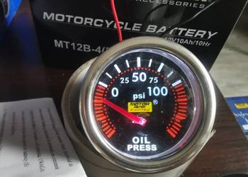 Wskaźnik zegar ciśnienia oleju