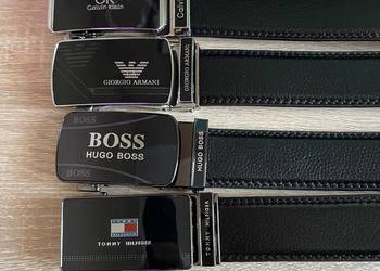 Skórzane Paski męskie Armani Calvin Klein TOMMY Hilfgier