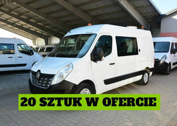 Renault Master średniak 7 osobowy brygadówka doka dystrybutor servis regały