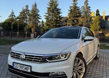 Passat b8 bitdi sedan r line biała perła 4 motion