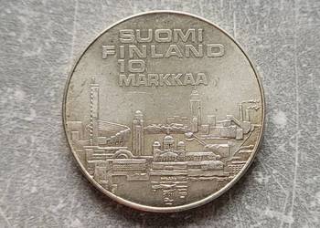 J34) FINLANDIA srebro - 10 Marek - 1971 r.