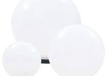 vidaXL Lampy zewnętrzne LED, 3 szt., kule 20/30/40 cm, PMMA(sku50659)