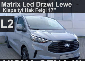 Ford Transit Custom L2 150KM Limited Matrix Led Hak Felgi 17" Niska Cena 2…