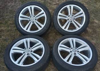 FELGI VW TIGUAN R-LINE SEBRING 18 5x112 ET 43 + OPONY LETNIE