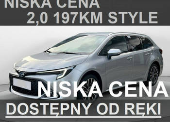 Toyota Corolla Style 2,0 196KM Kamera Super Niska Cena Dostępny od ręki 15…