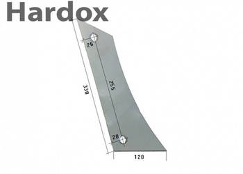 Pierś HARDOX VST1120/P części do pługa GASSNER