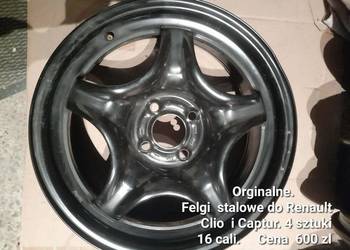 Orginalne stalowe felgi 16 Zali  Captur Clio