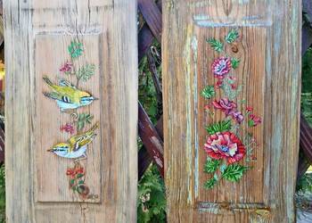 "Maki, Ptaki" stara okiennica