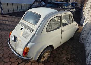 Fiat 500 - kompletny, mały licznik