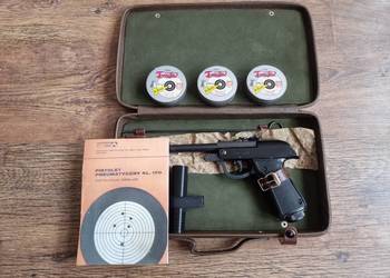 Pistolet wiatrówka Łucznik wz70 1972 rok + Tomitex