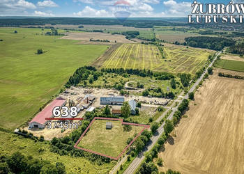 Działka inwestycyjna z WZ, 3.745 m²