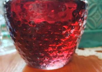 Świecznik szkło Vintage