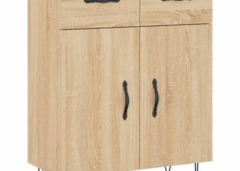 Witrynka dąb sonoma 695x34x180 cm materiał drewnopochodny WM-3200548