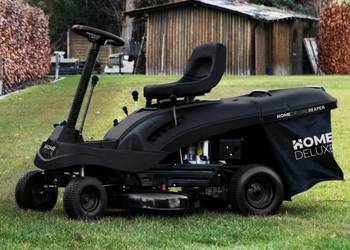 Kosiarka traktor traktorek do KOSZENIA TRAWY ogrodowy Reaper Black + KOSZ