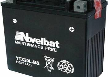Akumulator NOVELBAT YTX20L-BS 12V 18Ah 250A