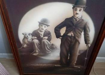 Duży obraz, reprodukcja, zdjęcia Charlie chaplin