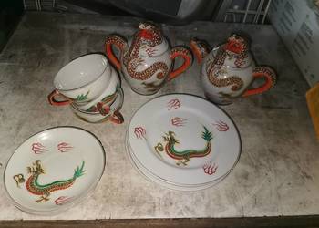 Piękny, japoński zestaw do herbaty