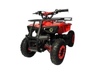 QUAD ATV Mini Pocket Hunter 49cc Czerwony | 4 KM | Automat | HAM Tarczowy