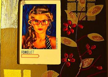 Ramka drewniana na zdjęcie ,ręcznie malowane i wykonane zdobienia