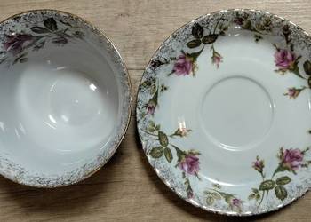 Flaczarka 300ml z talerzykiem IWONA Porcelana Chodzież miseczka z talerzyki