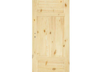 Drzwi drewniane (skrzydło) 90, prawe